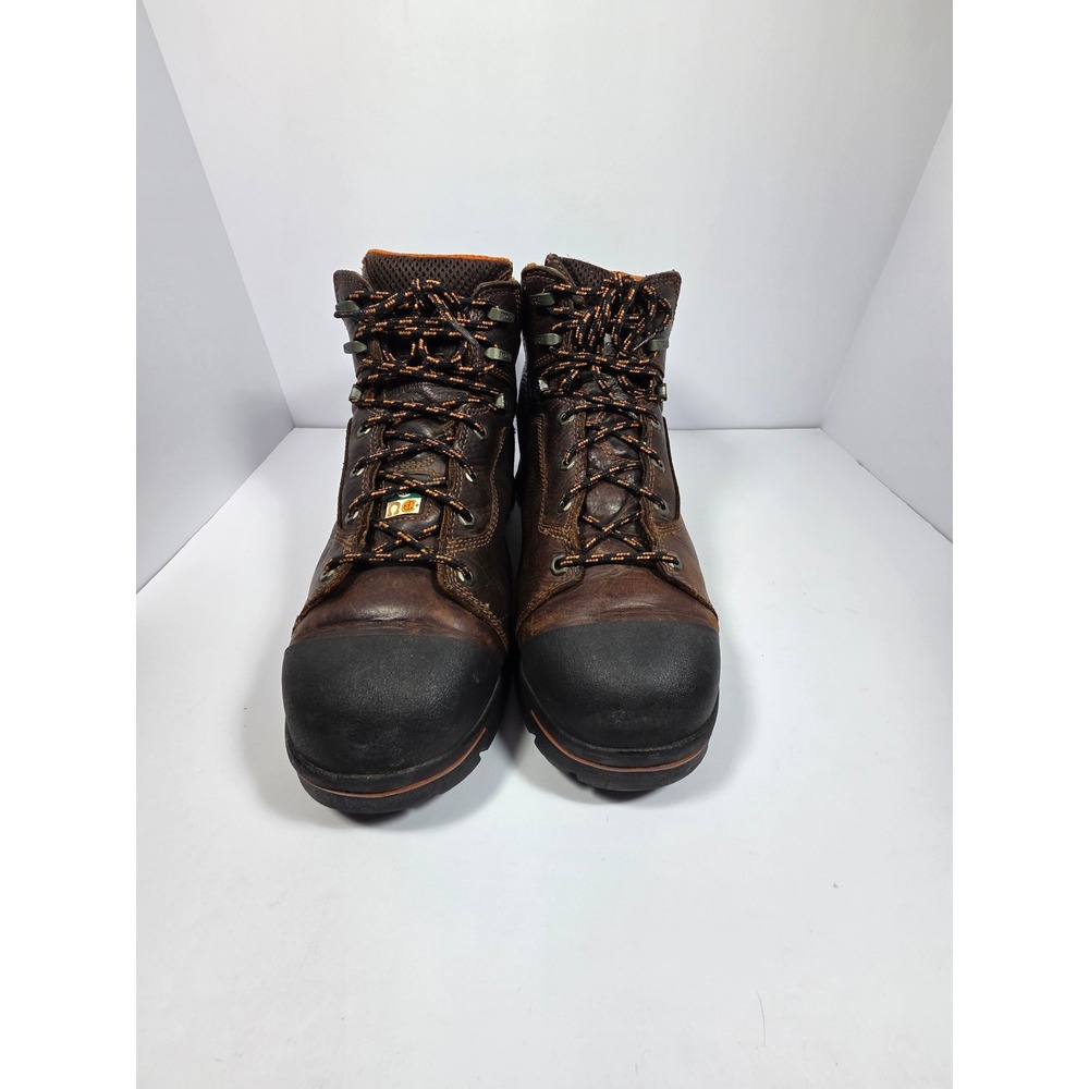 Timberland PRO Work Boots Endurance Steel Toe 13M Brown Rugged Gorpcore A3401